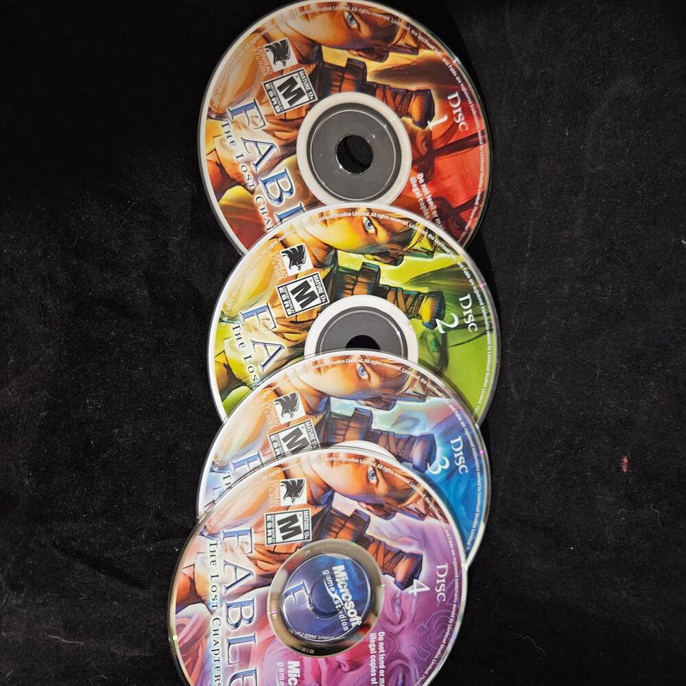 Fable All 4 Disc set PC CD-Rom